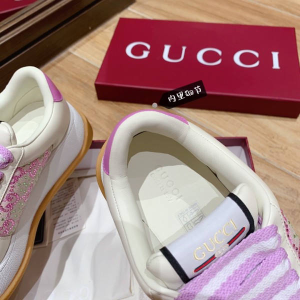 Gucci古馳高仿鞋24ss新款 Gucci 胖丁GG系列运动鞋