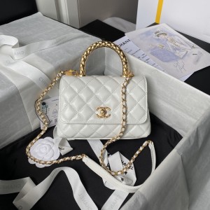 Chanel香奈兒A貨包包爆款来袭白色cocohandle经典之作手提包
