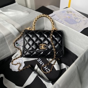 Chanel香奈兒高仿奢侈品包爆款来袭黑色cocohandle经典之作手提包
