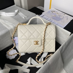 Chanel香奈兒仿版包包AS4957白色手提包