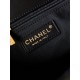   Chanel香奈兒高仿奢侈品包黑色邮差包AS4743