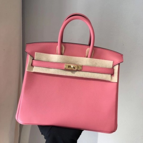 Hermes愛馬仕 8w唇膏粉 birkin25cm 原廠swift皮 金扣 全手工