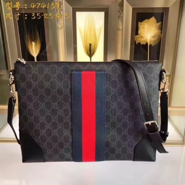 【GUCCI-古奇】 十年打造專業GUCCI側背包 市場頂級獨家控貨，專櫃品質 採用進口牛皮，原廠五金！精緻做工。獨家實物拍照 品質如圖可見 。款號：474139。尺寸：35*25*4.5