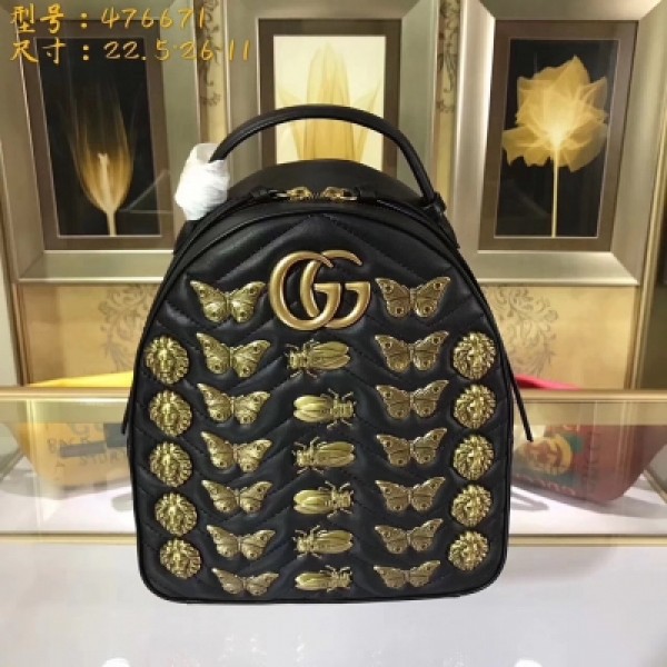 【GUCCI-古奇】十年打造專業GUCCI 市場頂級獨家控貨，專櫃品質 採用進口牛皮，原廠五金！精緻做工。獨家實物拍照 品質如圖可見 。款號：476671。尺寸：22.5*26*11