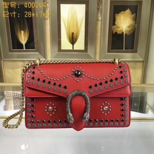 【GUCCI-古奇】十年打造專業GUCCI   市場頂級獨家控貨，專/櫃品質  採用進口牛皮，原廠五金！精緻做工。獨家實物拍照品質如圖可見 。款號：400249。尺寸：28*18*9。