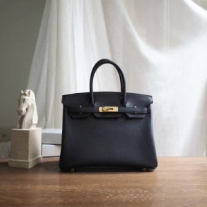 Hermes愛馬仕 birkin CK89黑 TOGO25cm 金 小可愛頂級手縫 工匠精神