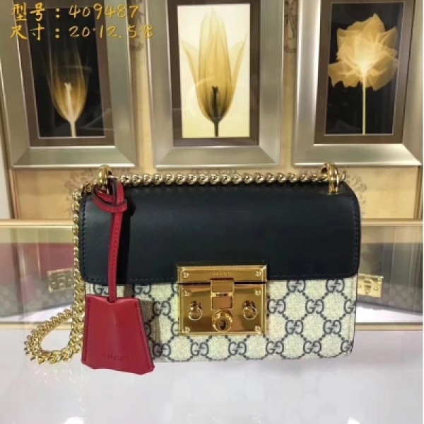 【GUCCI-古馳】十年打造專業GUCCI市場頂級獨家控貨，專櫃品質 採用進口牛皮，原廠五金！精緻做工。獨家實物拍照品質如圖可見 。款號：409487。尺寸：20*12.5*8